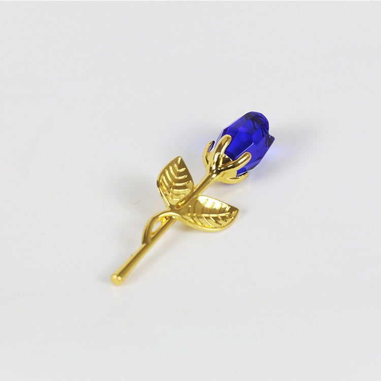 Crystal Metal Rose Gift