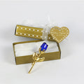 Valentine's Day Crystal Metal Rose Decoration