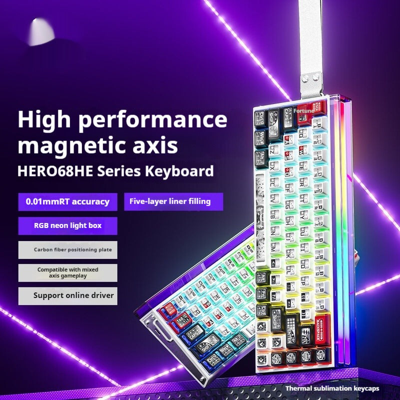 Magnetic Axis RGB Wired Keyboard