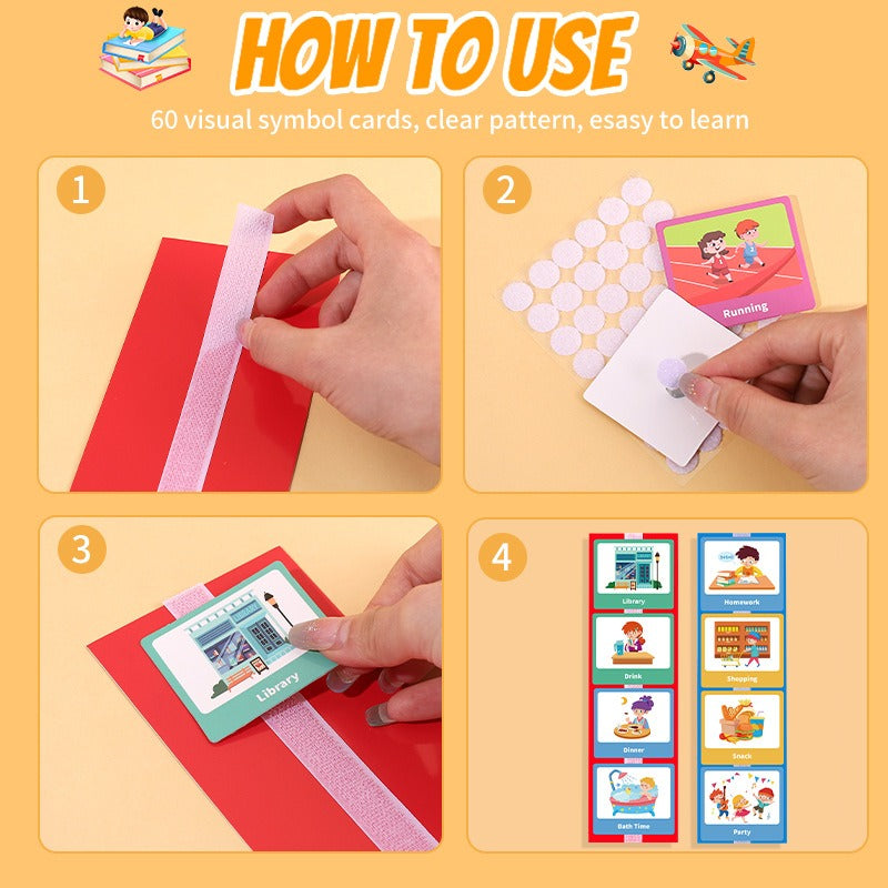Children's Behavior Visual Aid Schedule
