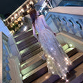 V-Neck Sequin Hollow Back Sexy Maxi Dress
