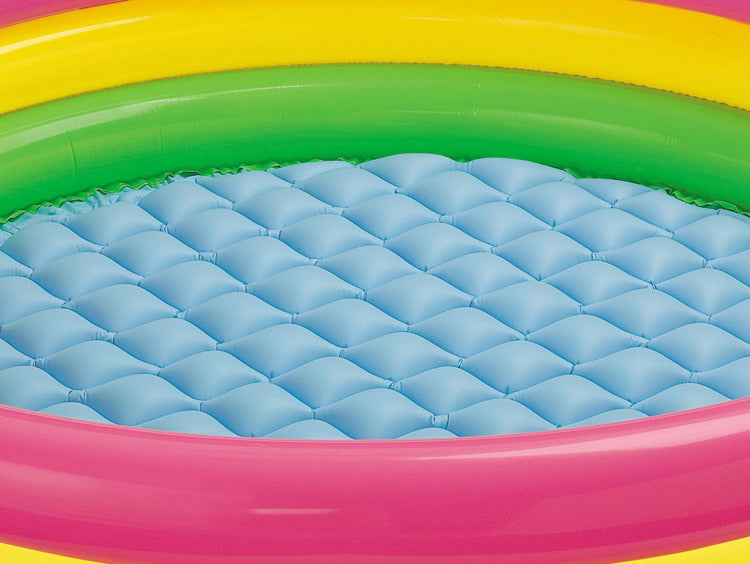 INTEX Inflatable Pool with Glow Rings for Kids