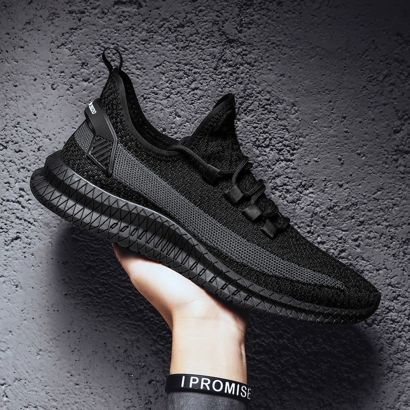 Men's Breathable Flyknit Sports Shoes for Summer