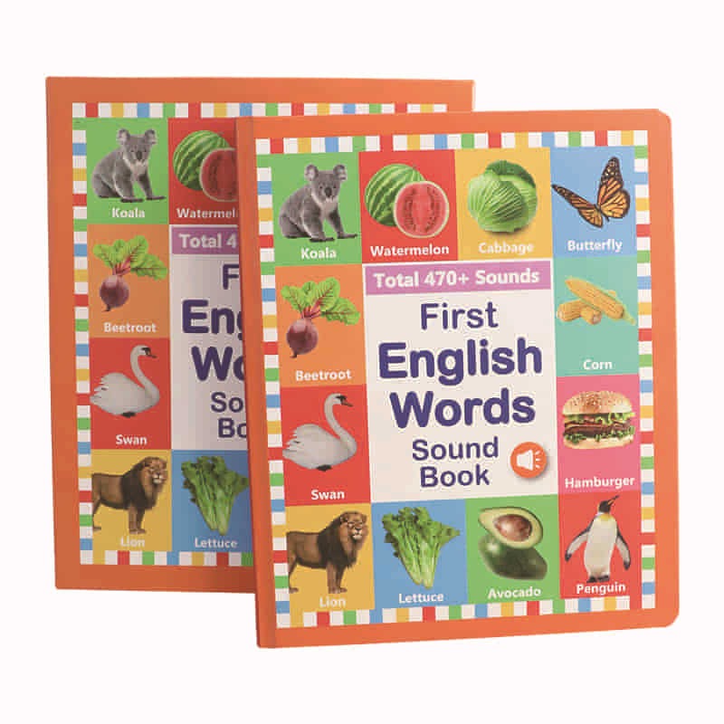 English Children's Educational Sound Learning Book Toy