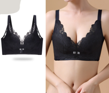 Lace Wireless Bra for Support and Lift for Women