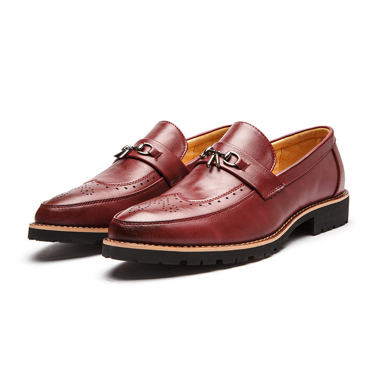 2018 Men's Brogue Dress Shoes - Stylish & Breathable