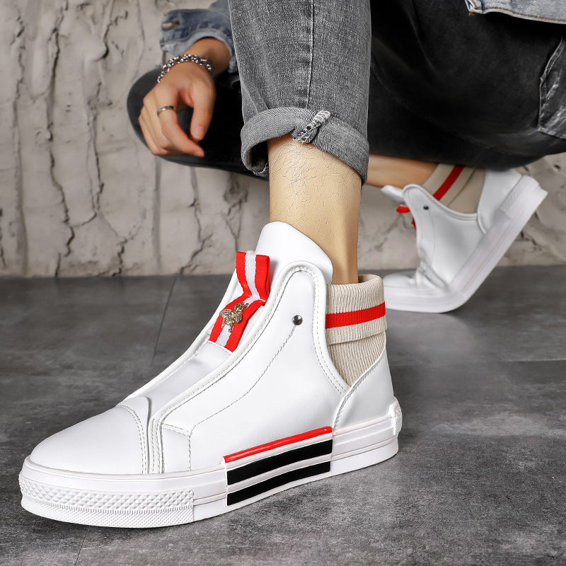 Men's Summer Casual Loafers - Breathable White Sneakers