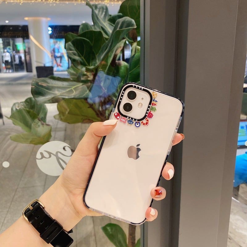 Transparent Cartoon Little Monster Phone Case