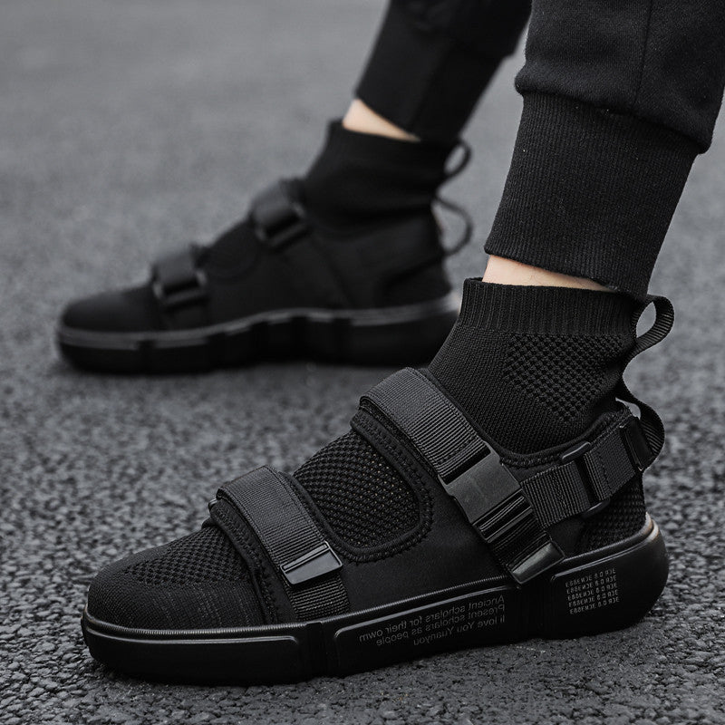 Men's High-Top Canvas Sneakers - Summer Korean Style