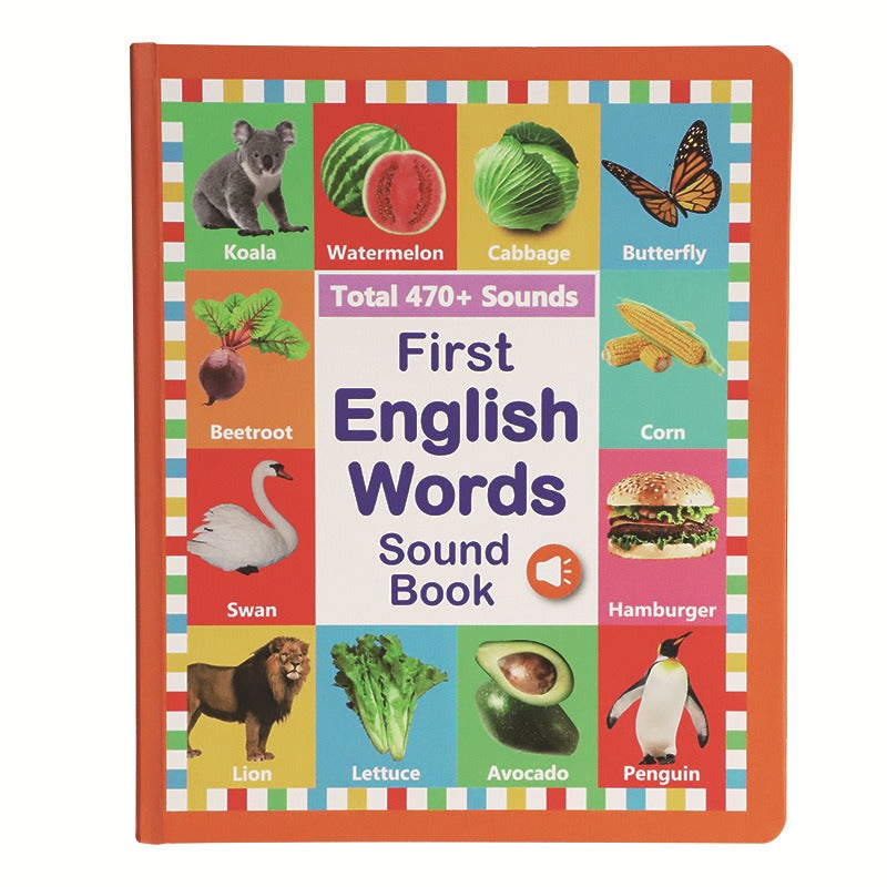 English Children's Educational Sound Learning Book Toy