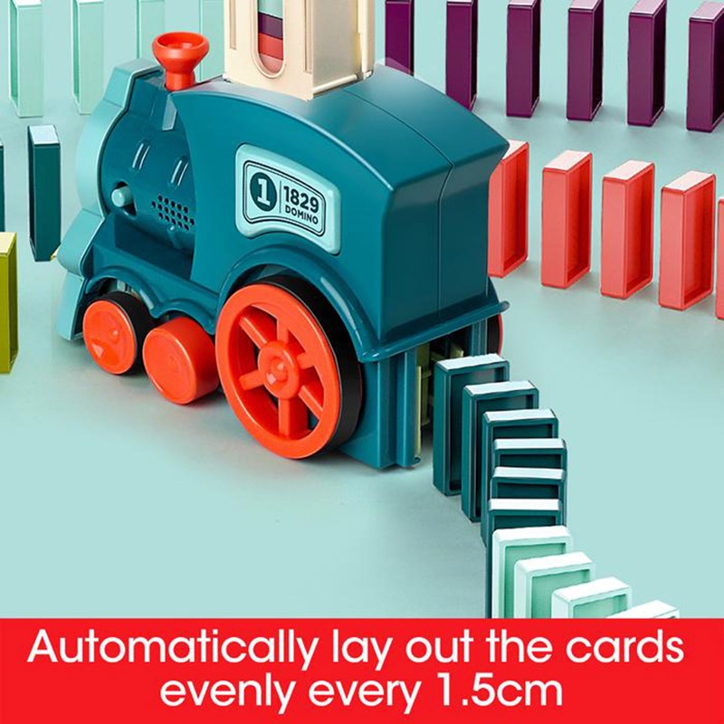 Domino Train Electric Toy Set