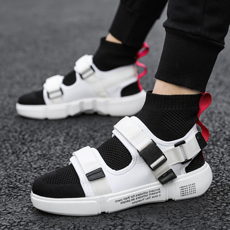 Men's High-Top Canvas Sneakers - Summer Korean Style