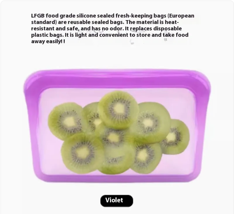 Silicone Food Storage Bag