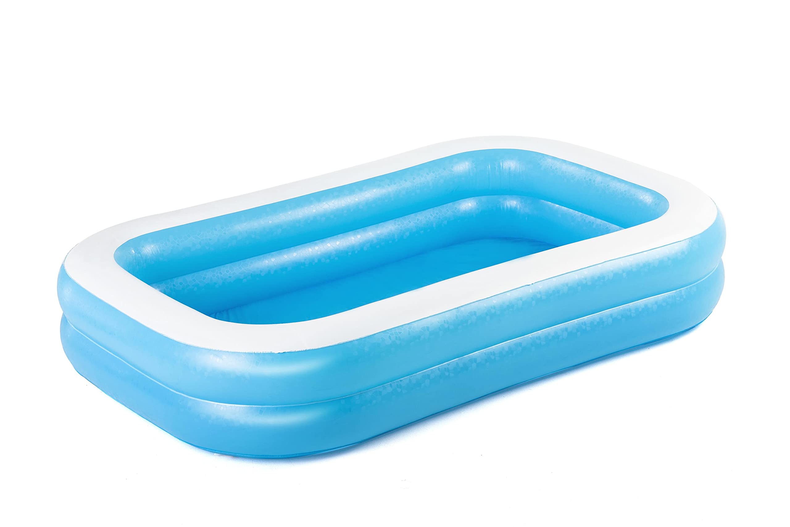 H2OGO! Blue Rectangular 86" Inflatable Family Pool | Perfect for Kids Ages 6+