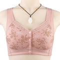 New Print Soft Cotton Front Closure Women's Bra