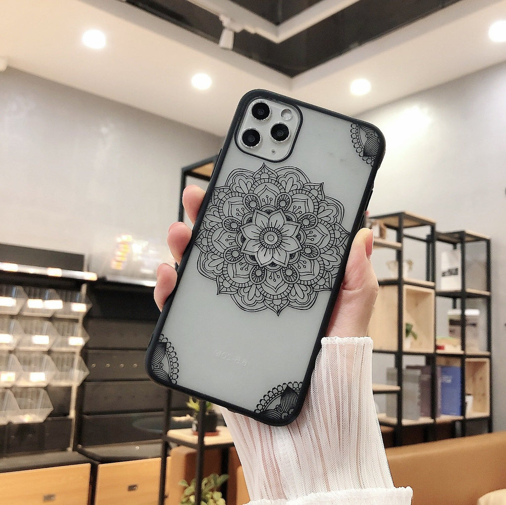 Acrylic Soft Matte Protective Case for Apple Phones