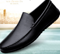 Men's Blue Slip-On Loafers - Breathable Casual Shoes