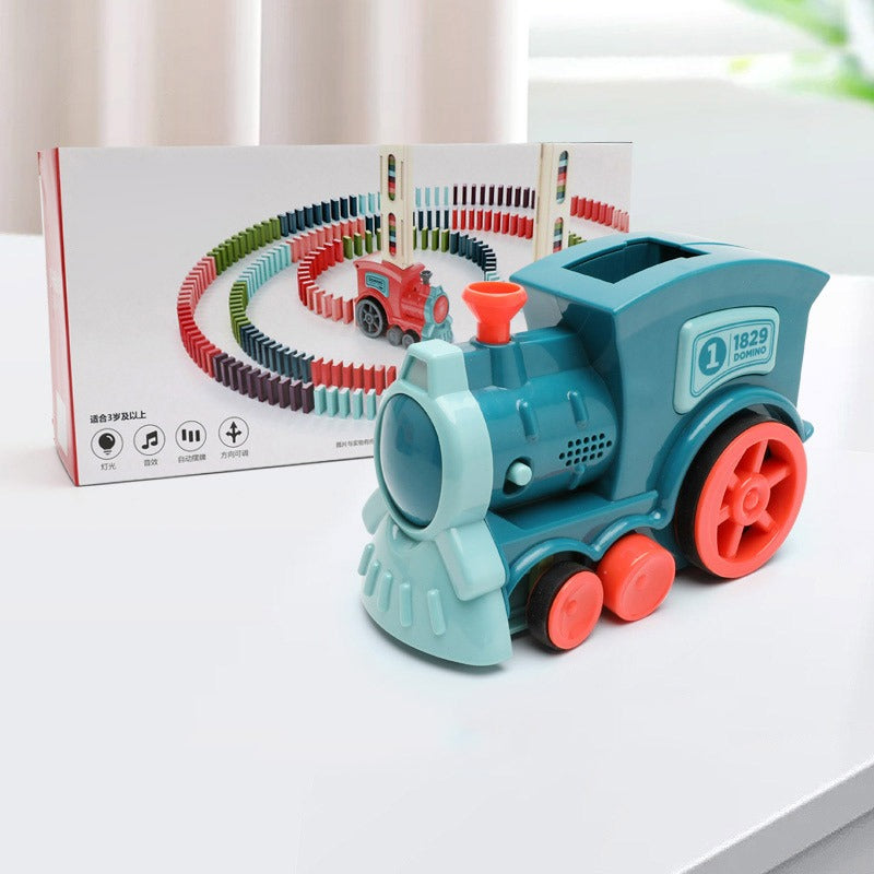 Domino Train Electric Toy Set