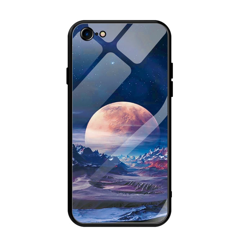 Tempered Glass TPU Painted Phone Case