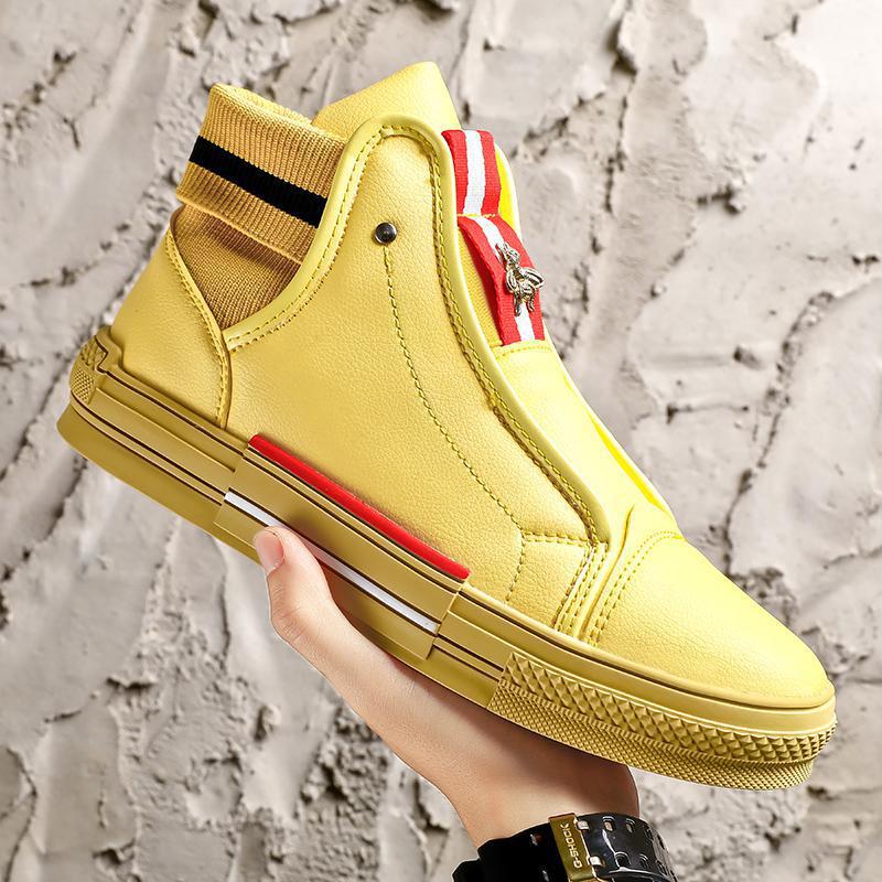 Men's Summer Casual Loafers - Breathable White Sneakers