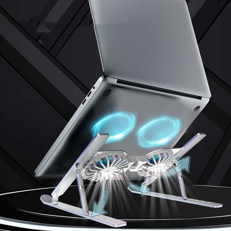 Aluminum Laptop Stand, Foldable Cooling Holder