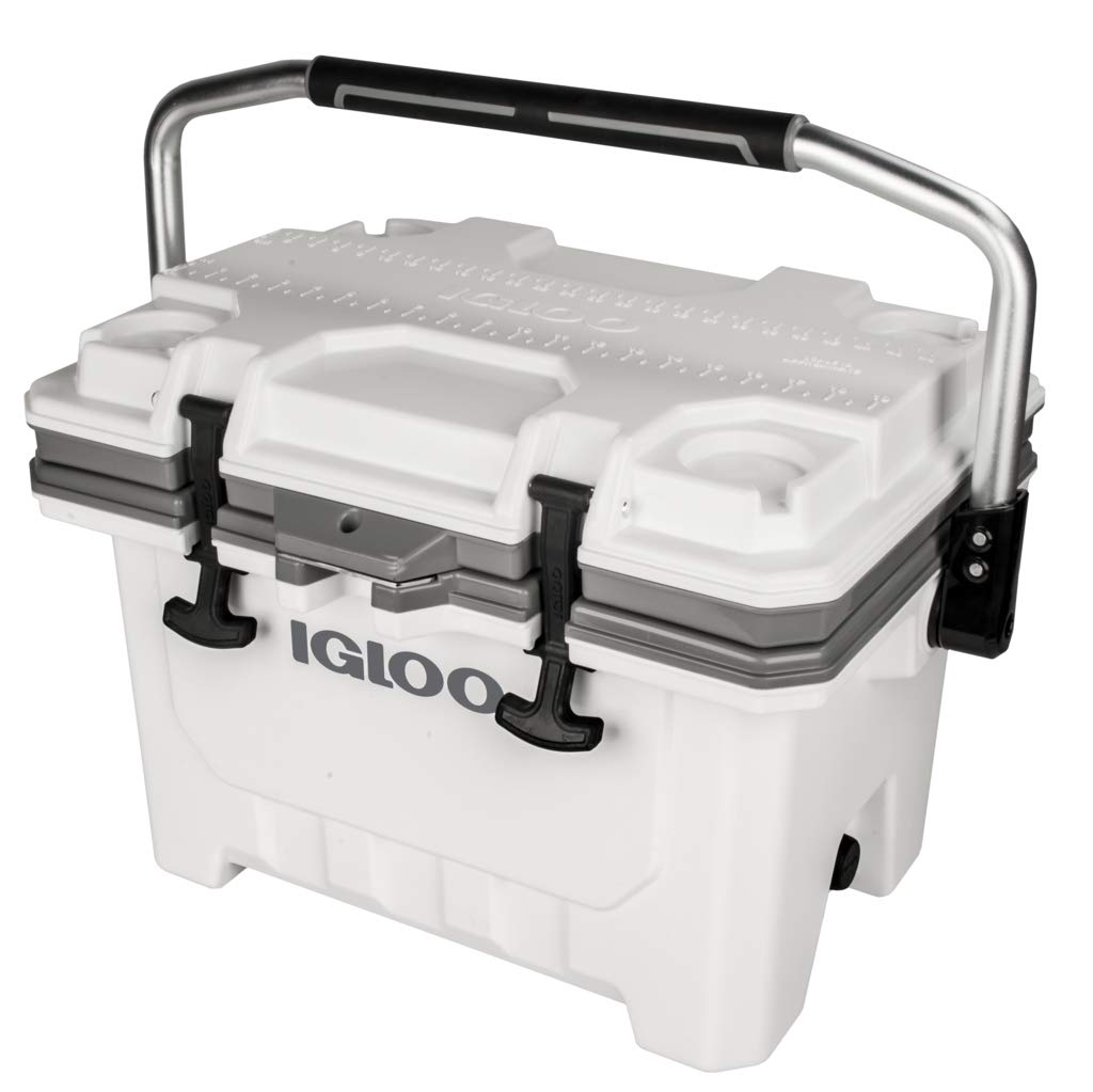 Igloo 24 qt IMX Lockable Insulated Ice Chest Injection Molded Cooler White
