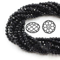 Transparent Crystal Flat Wheel Beads 6mm for DIY Bracelets