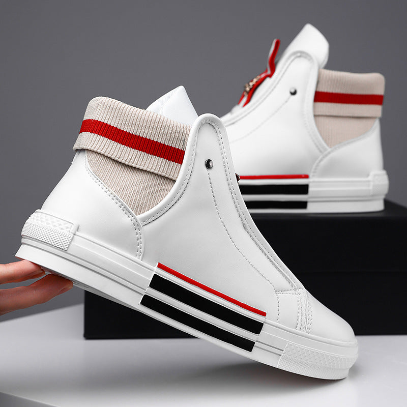 Men's Summer Casual Loafers - Breathable White Sneakers