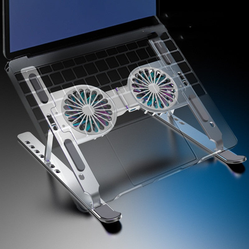 Aluminum Laptop Stand, Foldable Cooling Holder