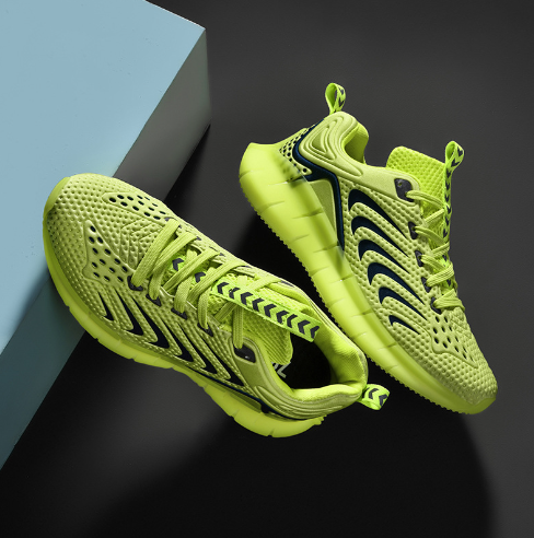 Men's Light-Up Athletic Sneakers - Height Increasing Design