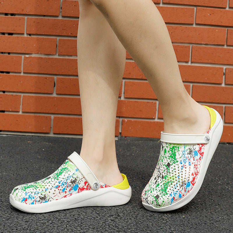 New Korean Style Non-Slip Thick Sole Beach Shoes