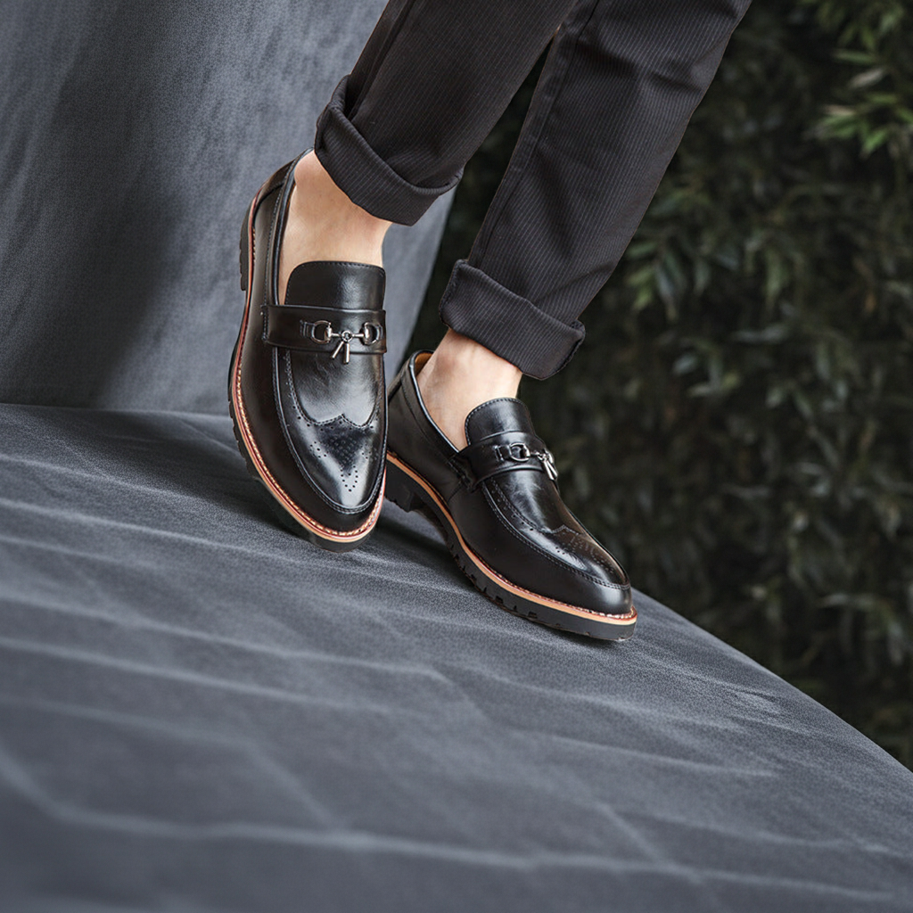 2018 Men's Brogue Dress Shoes - Stylish & Breathable