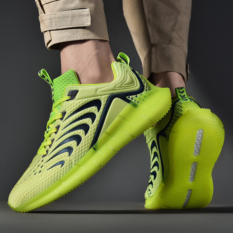 Men's Light-Up Athletic Sneakers - Height Increasing Design