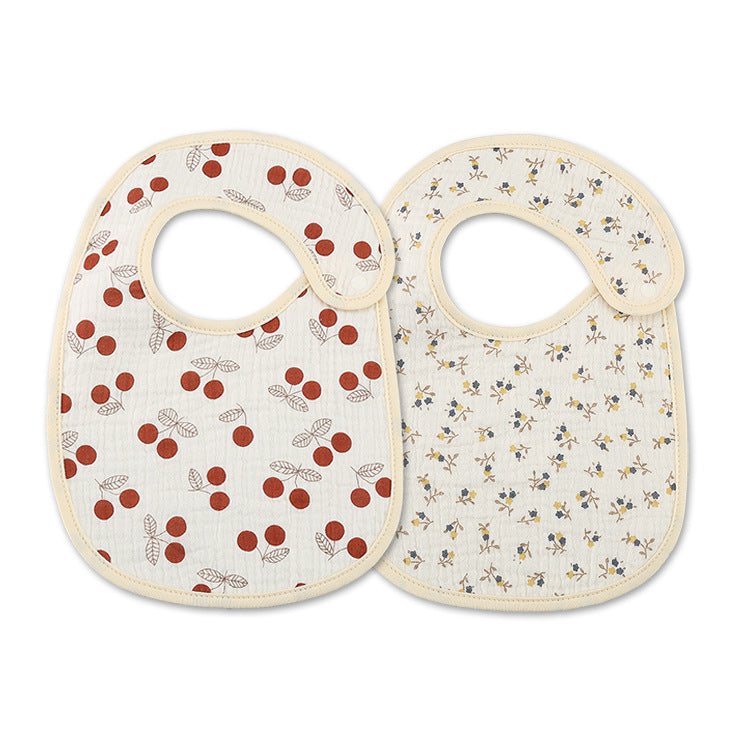 Thin Kids' Bib - Pure Cotton Waterproof Gauze Towel