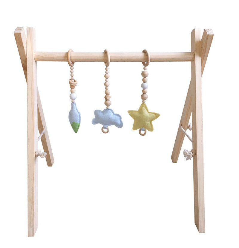 Wooden Baby Fitness Play Gym