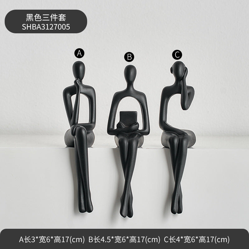 Wow House Original Design Abstract Figurine for Home Decor