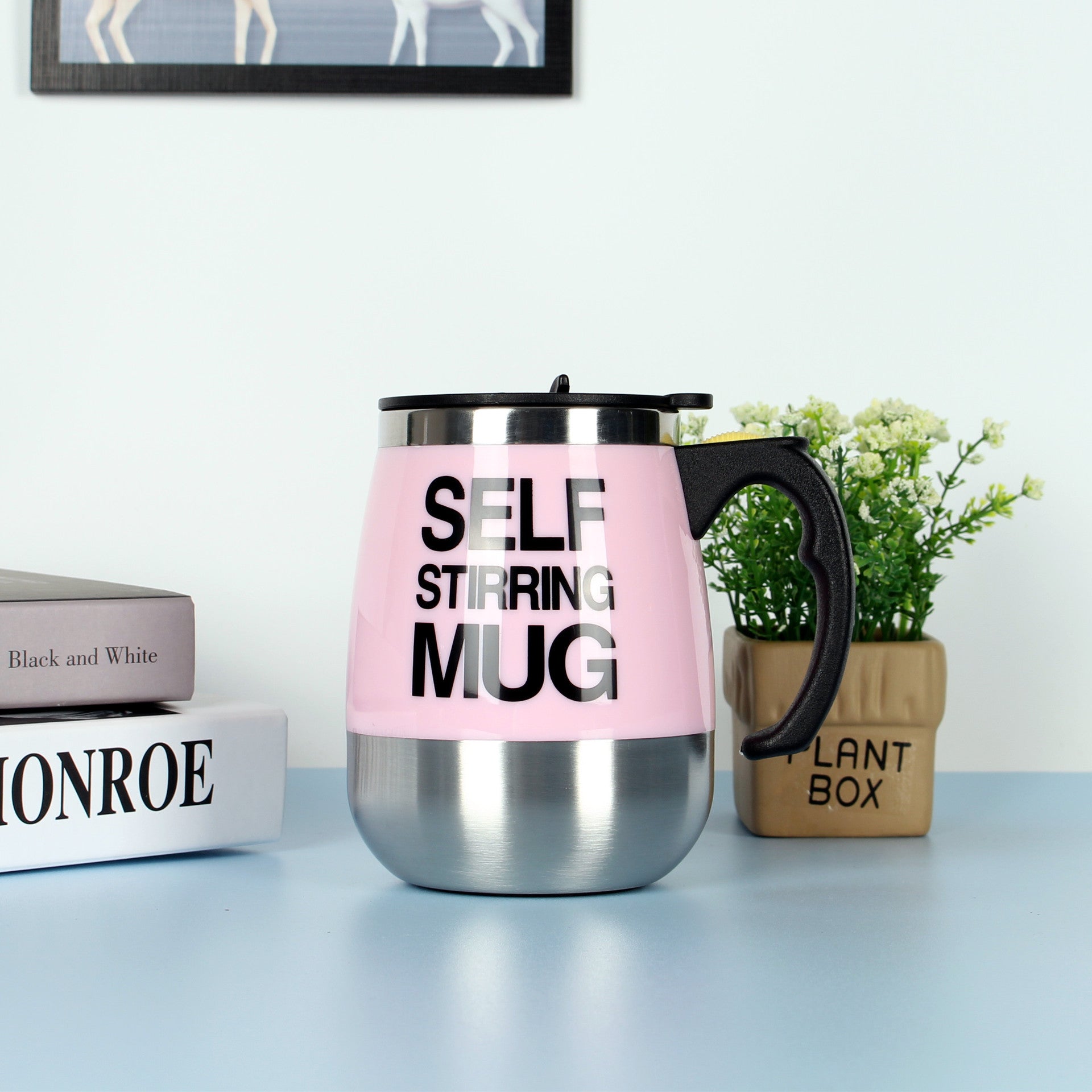 Electric Self-Stirring Coffee Mug