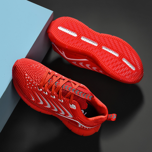 Men's Light-Up Athletic Sneakers - Height Increasing Design