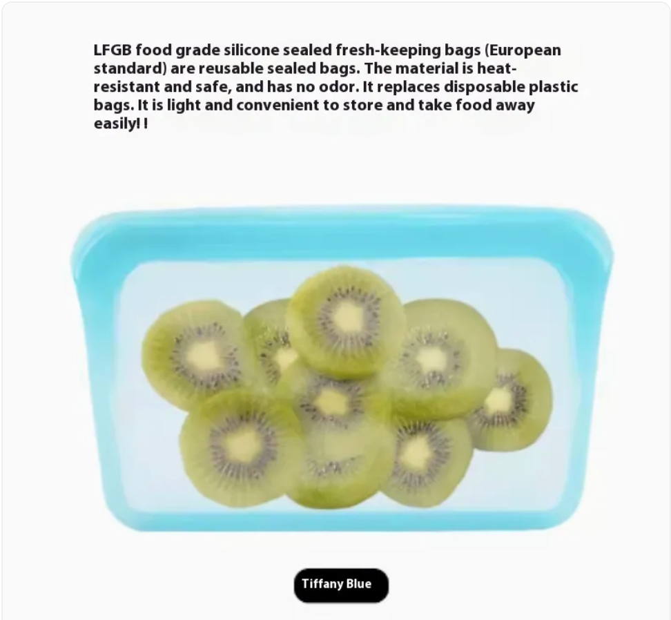 Silicone Food Storage Bag