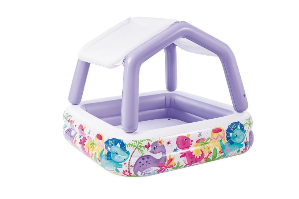 Intex Sun Shade Inflatable Pool 62" X 62" X 48" for Ages 2+