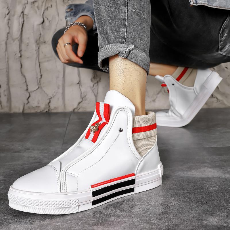 Men's Summer Casual Loafers - Breathable White Sneakers
