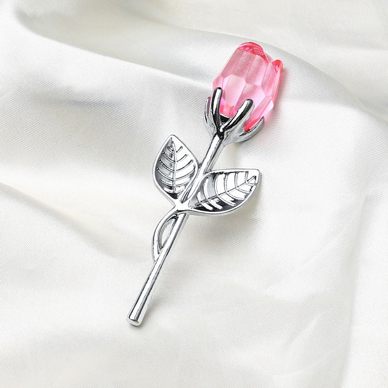 Crystal Metal Rose Gift