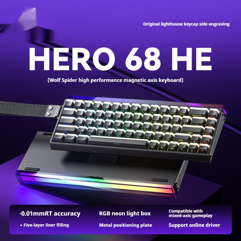 Magnetic Axis RGB Wired Keyboard