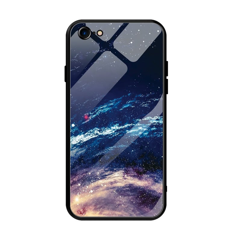 Tempered Glass TPU Painted Phone Case