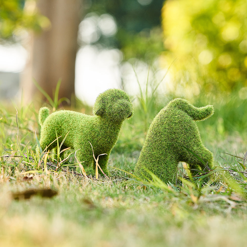 Kawaii Puppy Garden Decor Resin Figurines & Statues