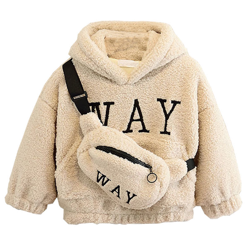 Children's Fleece Hoodie for Fall and Winter (New)