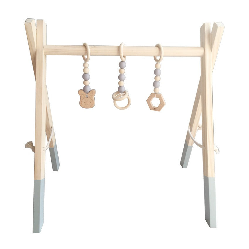 Wooden Baby Fitness Play Gym