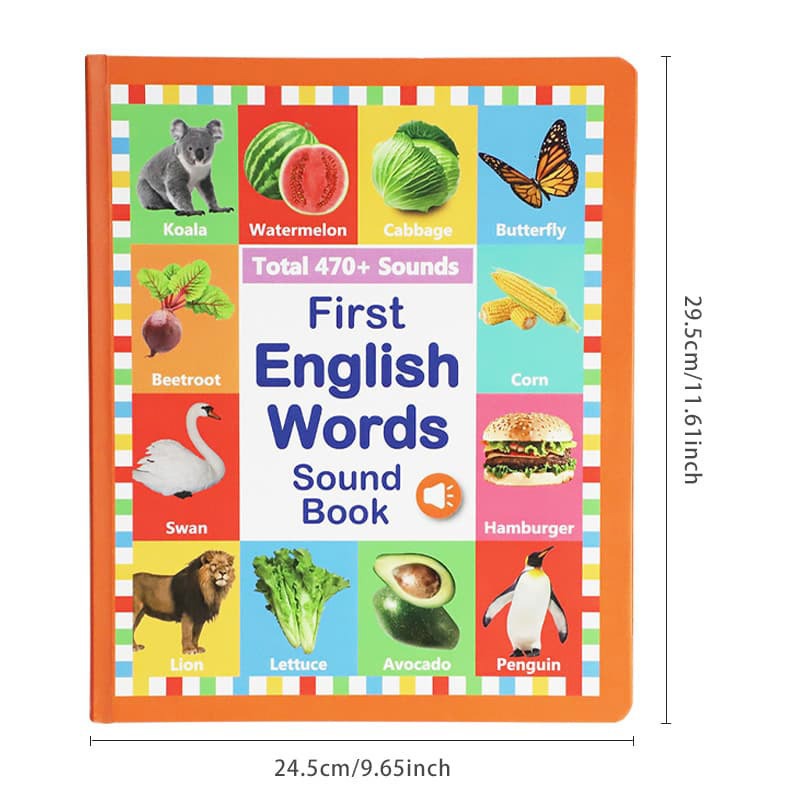 English Children's Educational Sound Learning Book Toy