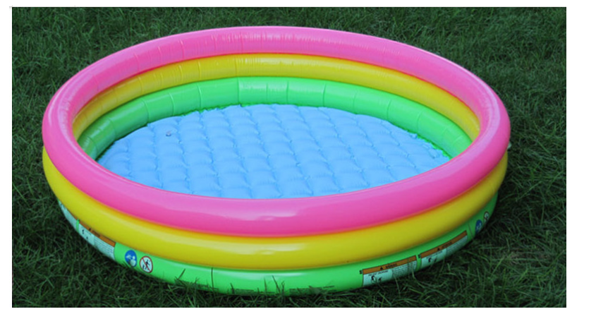 INTEX Inflatable Pool with Glow Rings for Kids