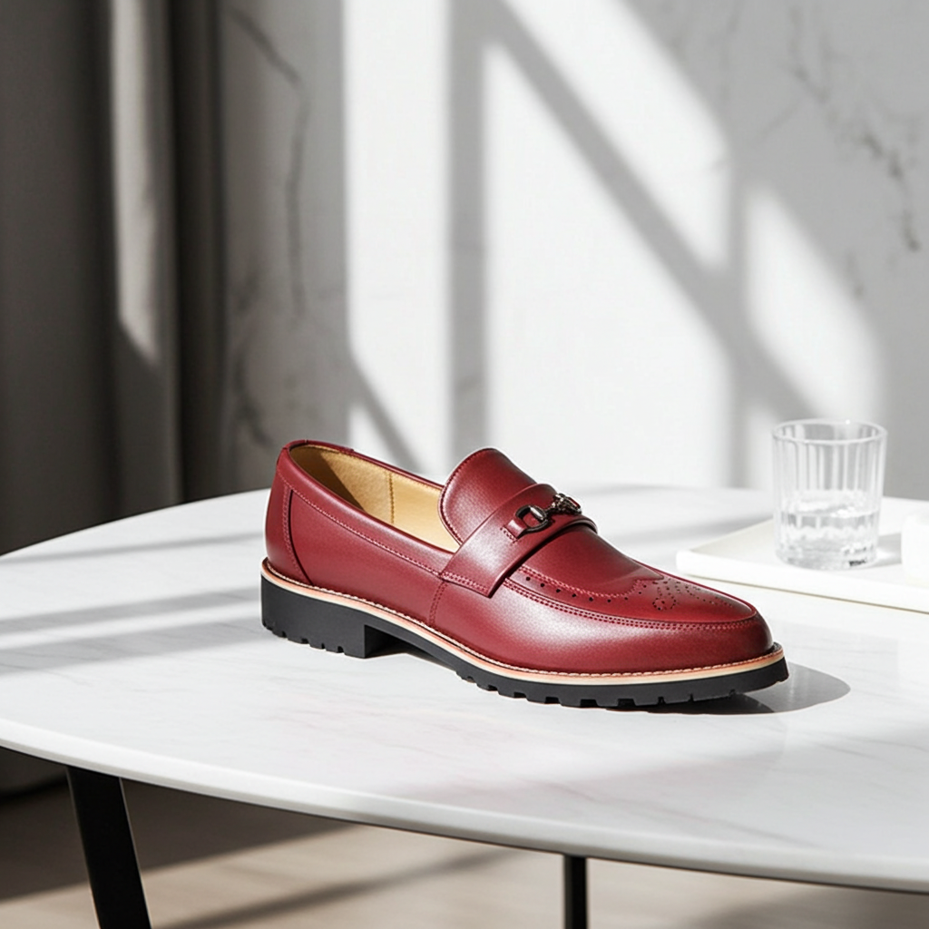 2018 Men's Brogue Dress Shoes - Stylish & Breathable
